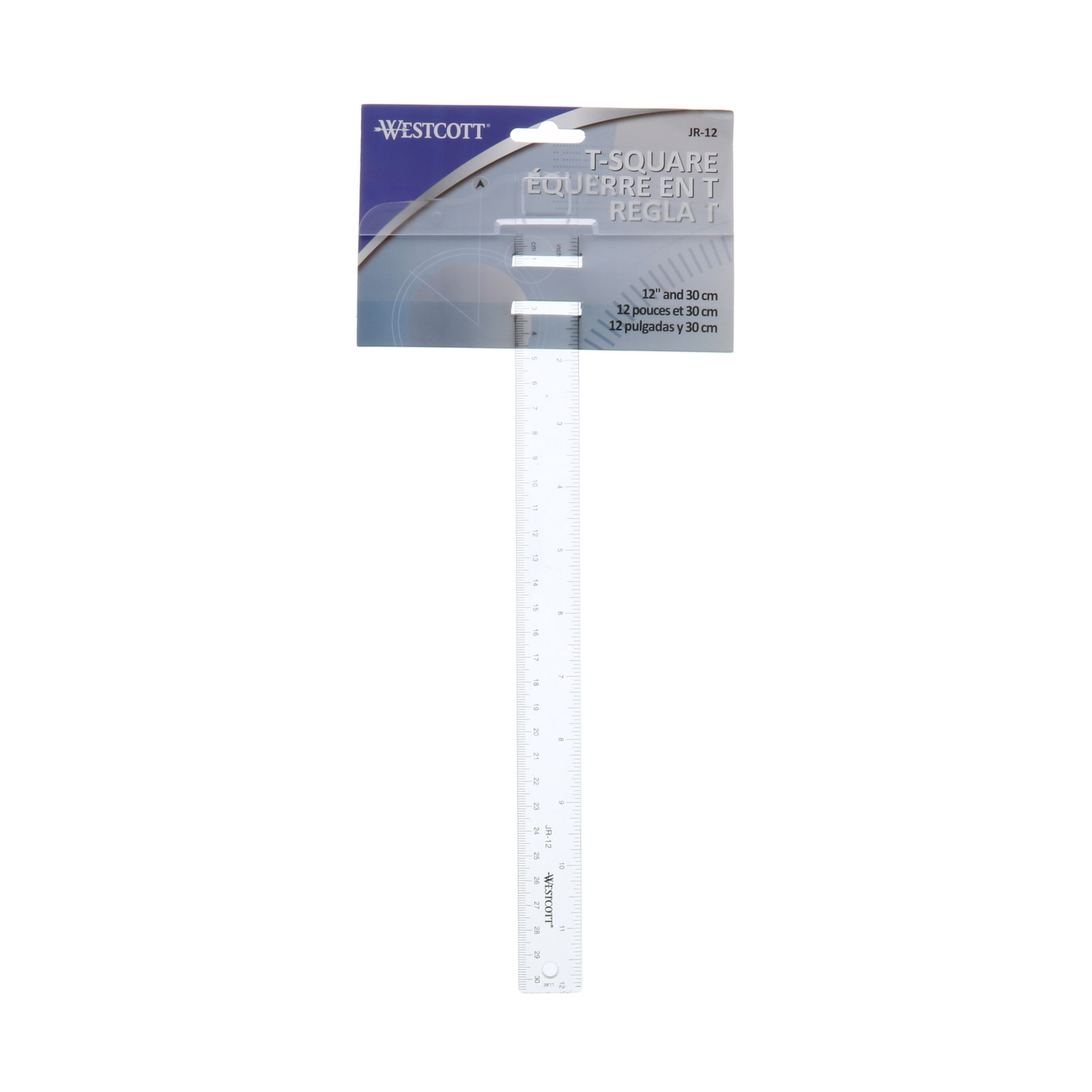 C-Thru 12" Calibrated Plastic T-Square