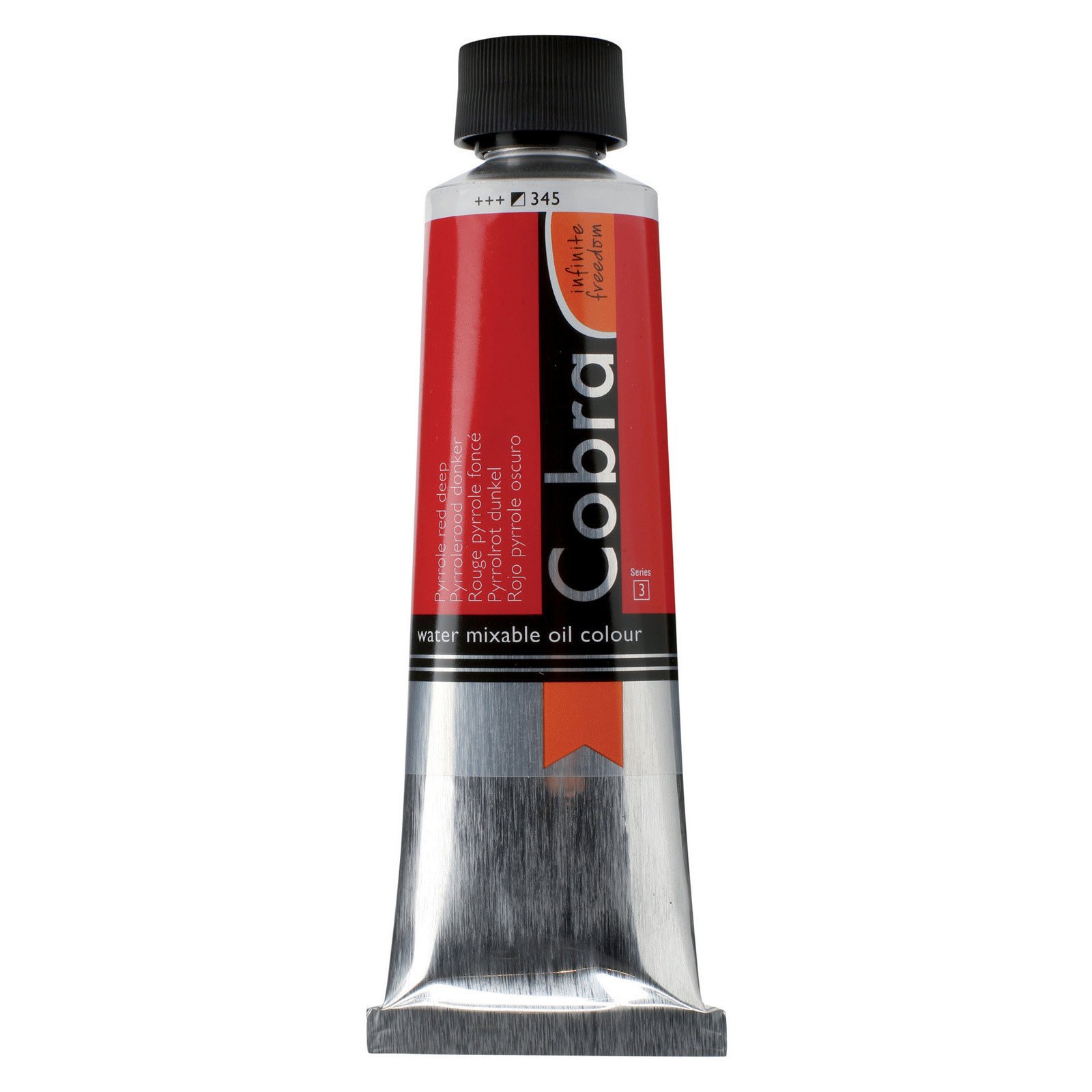 Royal Talens Cobra Water Mixable Oil Colour 150ML Pyrrole Red Deep