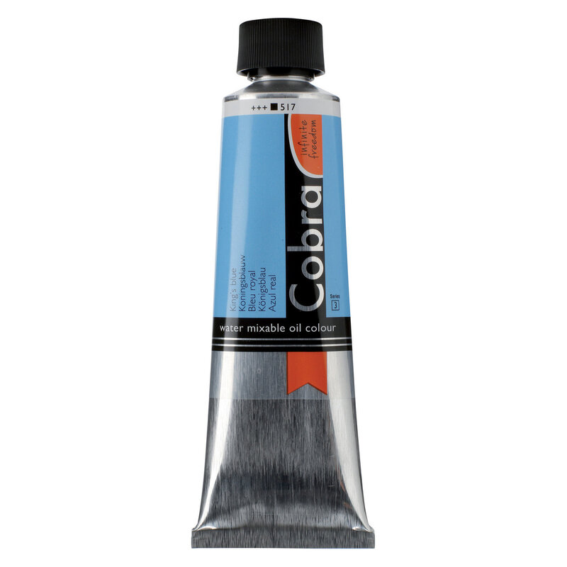 Royal Talens  Cobra Water Mixable Oil Colour 150ML Kings Blue