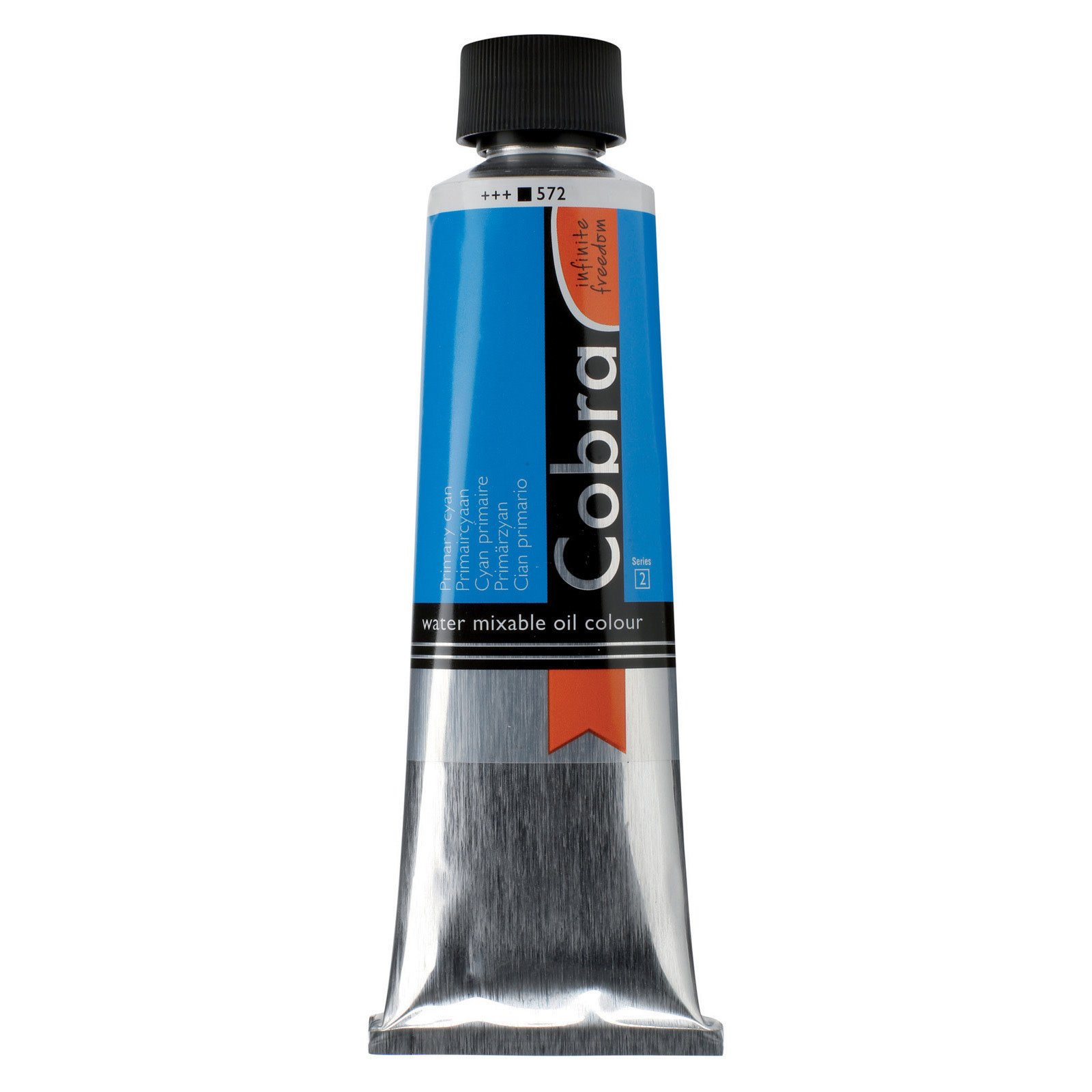 Royal Talens Cobra Water Mixable Oil Colour 150ML Primary Cyan