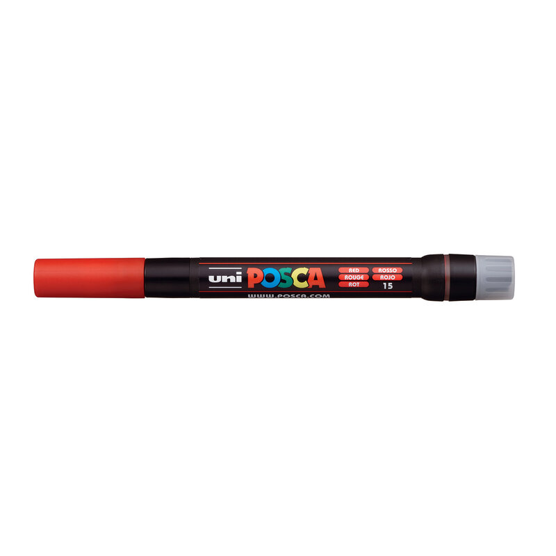 POSCA Paint Markers-350 BRUSH RED