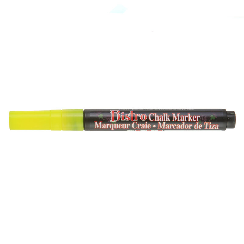 Uchida Uchida Bistro Chalk Markers Fluorescent Yellow