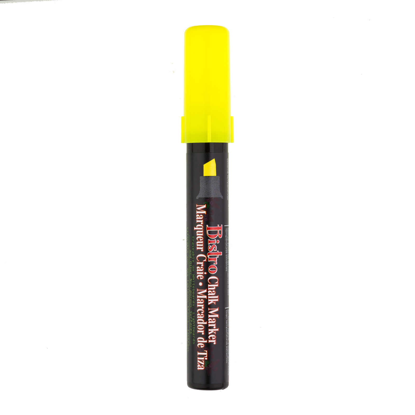 Uchida Bistro Chalk Markers Chisel Fluorescent Yellow
