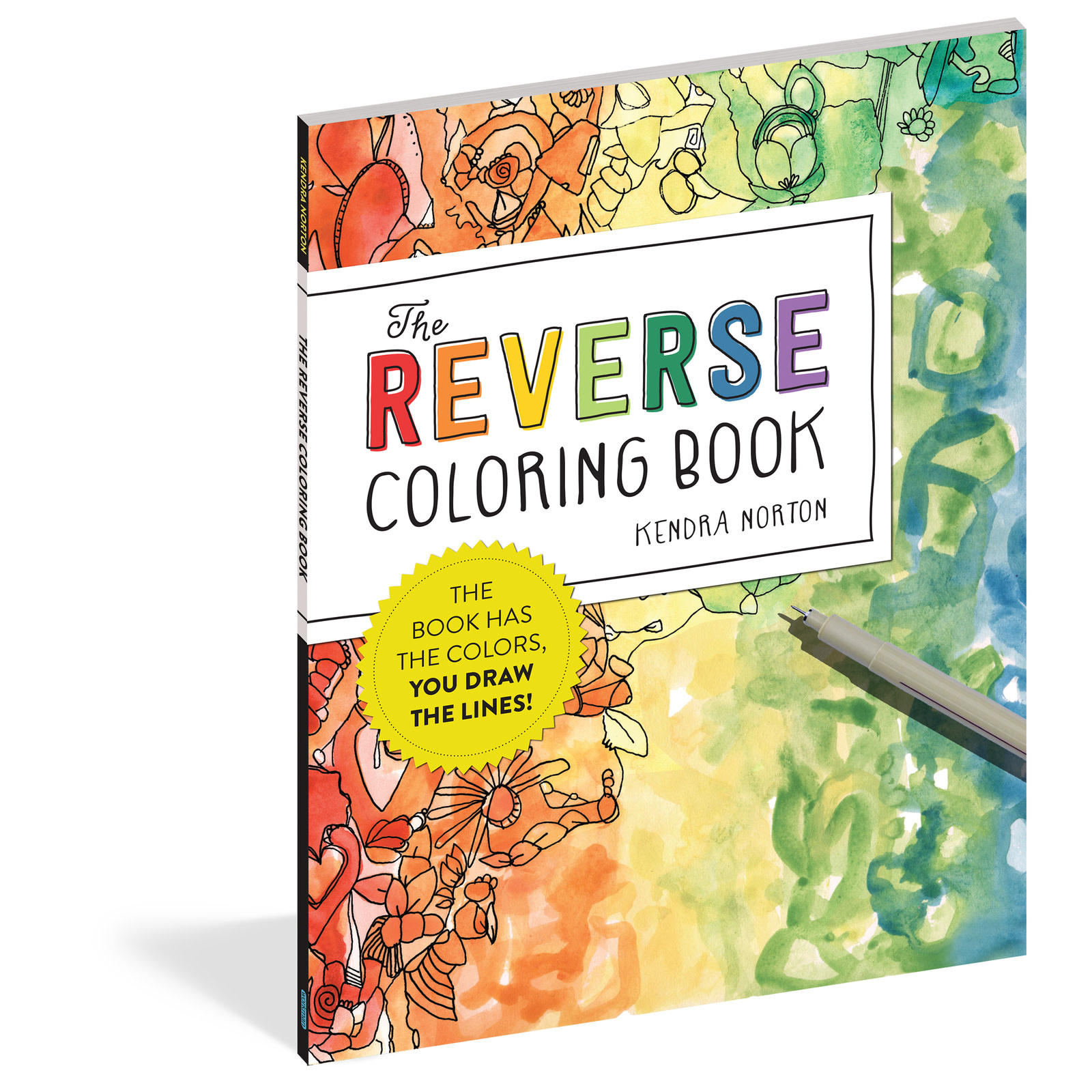 Workman Publishing The Reverse Coloring Books