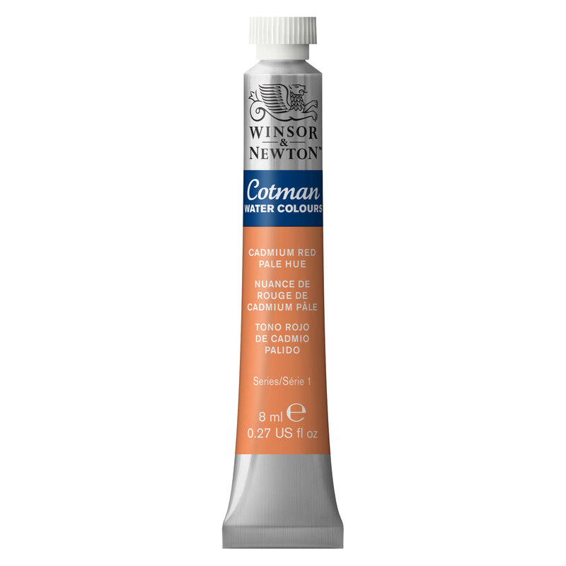 Winsor & Newton Cotman Watercolors  8ML Cadmium Red Pale Hue