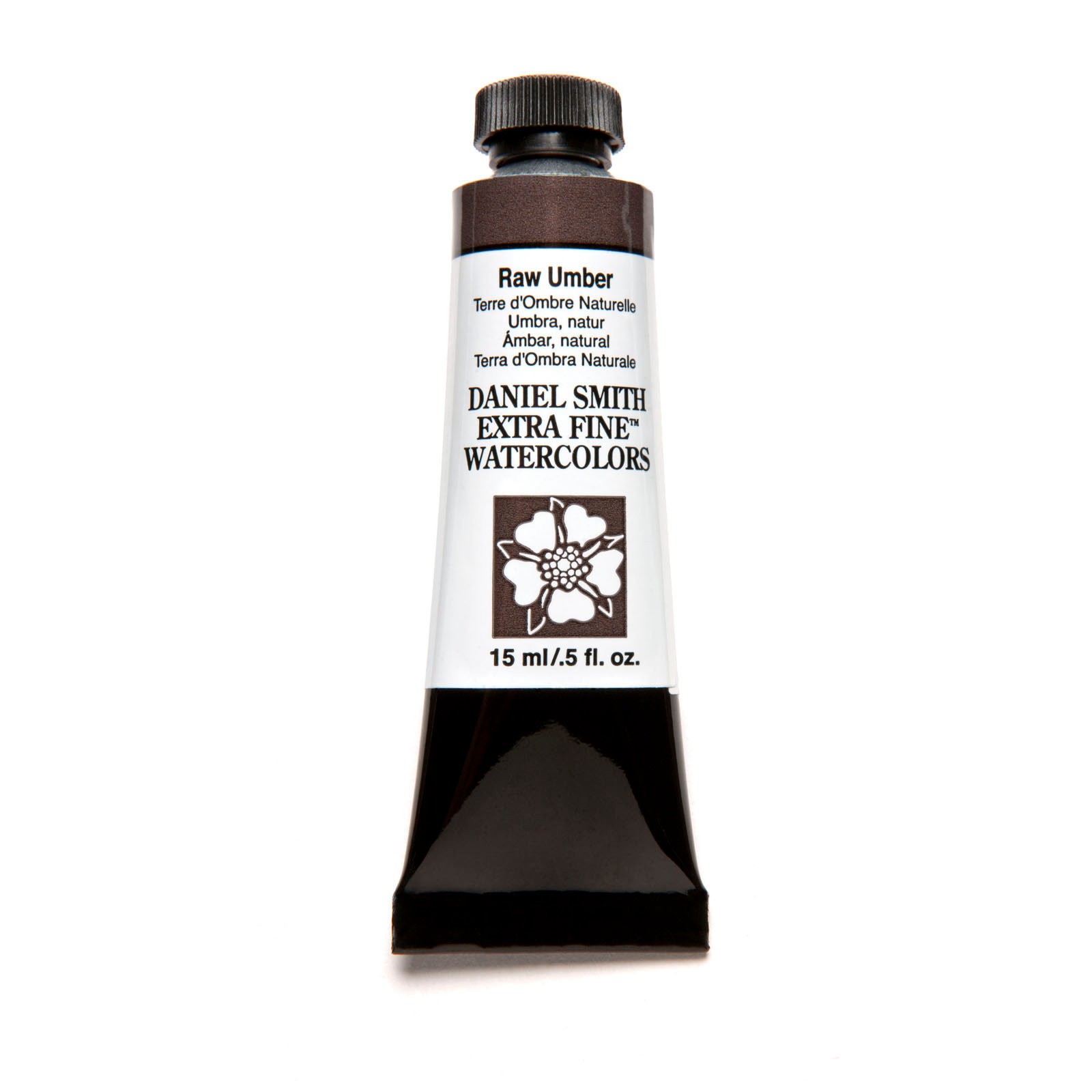 Daniel Smith Extra-Fine Watercolors, 15ml Tubes, Raw Umber