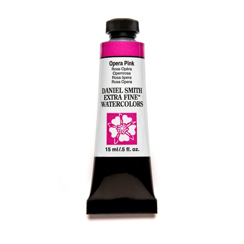 Daniel Smith Extra-Fine Watercolors, 15ml Tubes, Opera Pink