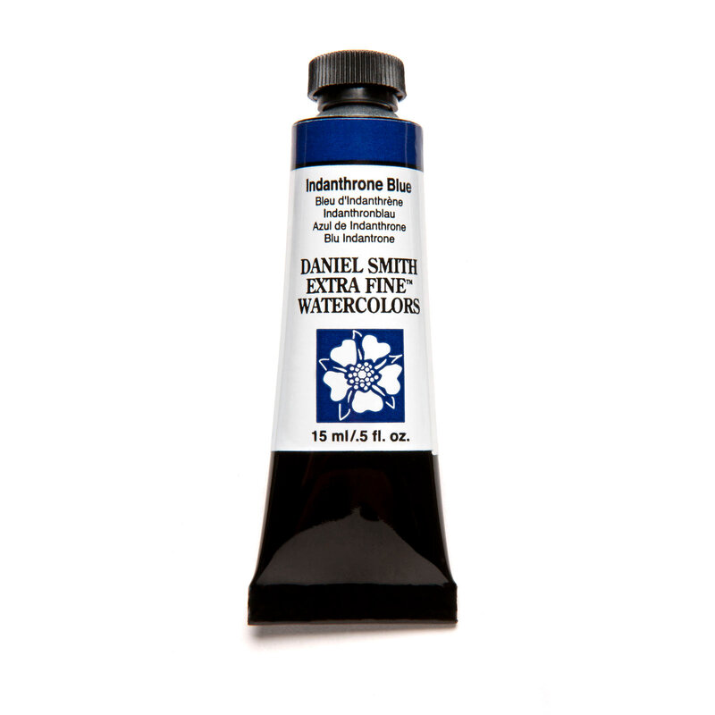Daniel Smith Extra-Fine Watercolors, 15ml Tubes, Indanthrone Blue