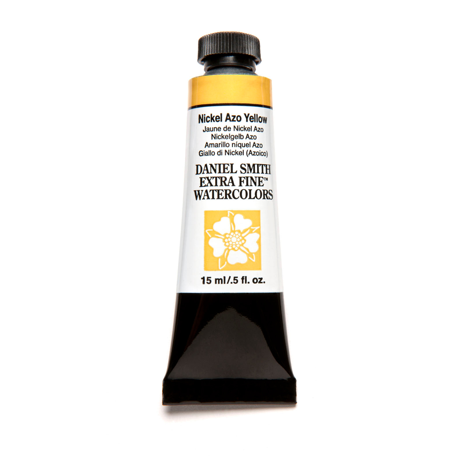 Daniel Smith Extra-Fine Watercolors, 15ml Tubes, Nickel Azo Yellow