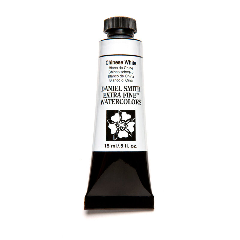 Daniel Smith Extra-Fine Watercolors, 15ml Tubes, Chinese White