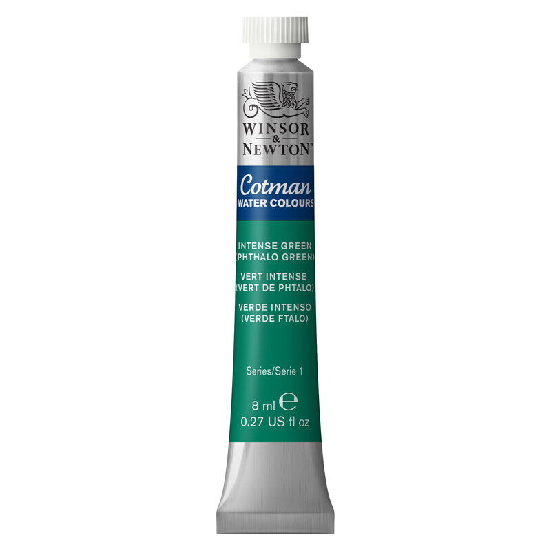 Winsor & Newton Cotman Watercolors  8ML Intense (Pthalo) Green