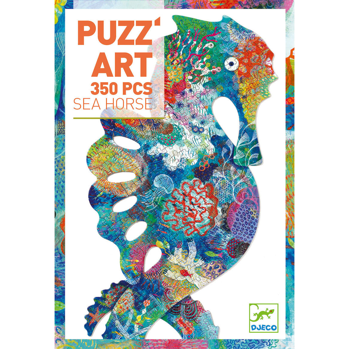 DJECO Puzz' Art Puzzles, Seahorse 350 Piece Puzzle