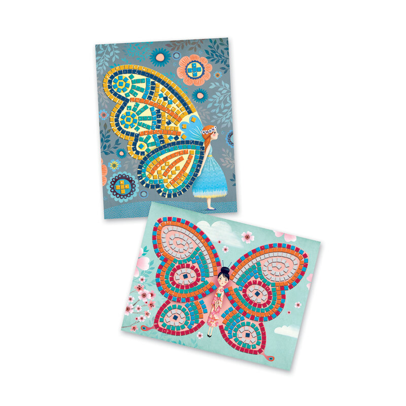 DJECO Mosaics Petit Kits, Butterflies