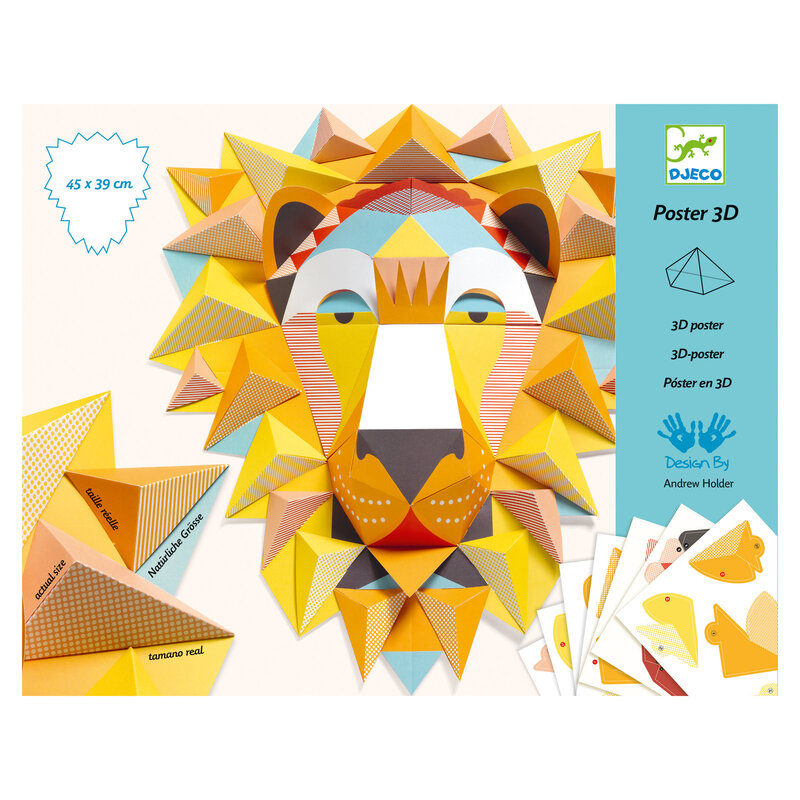 DJECO 3D Poster Paper Creation Kit