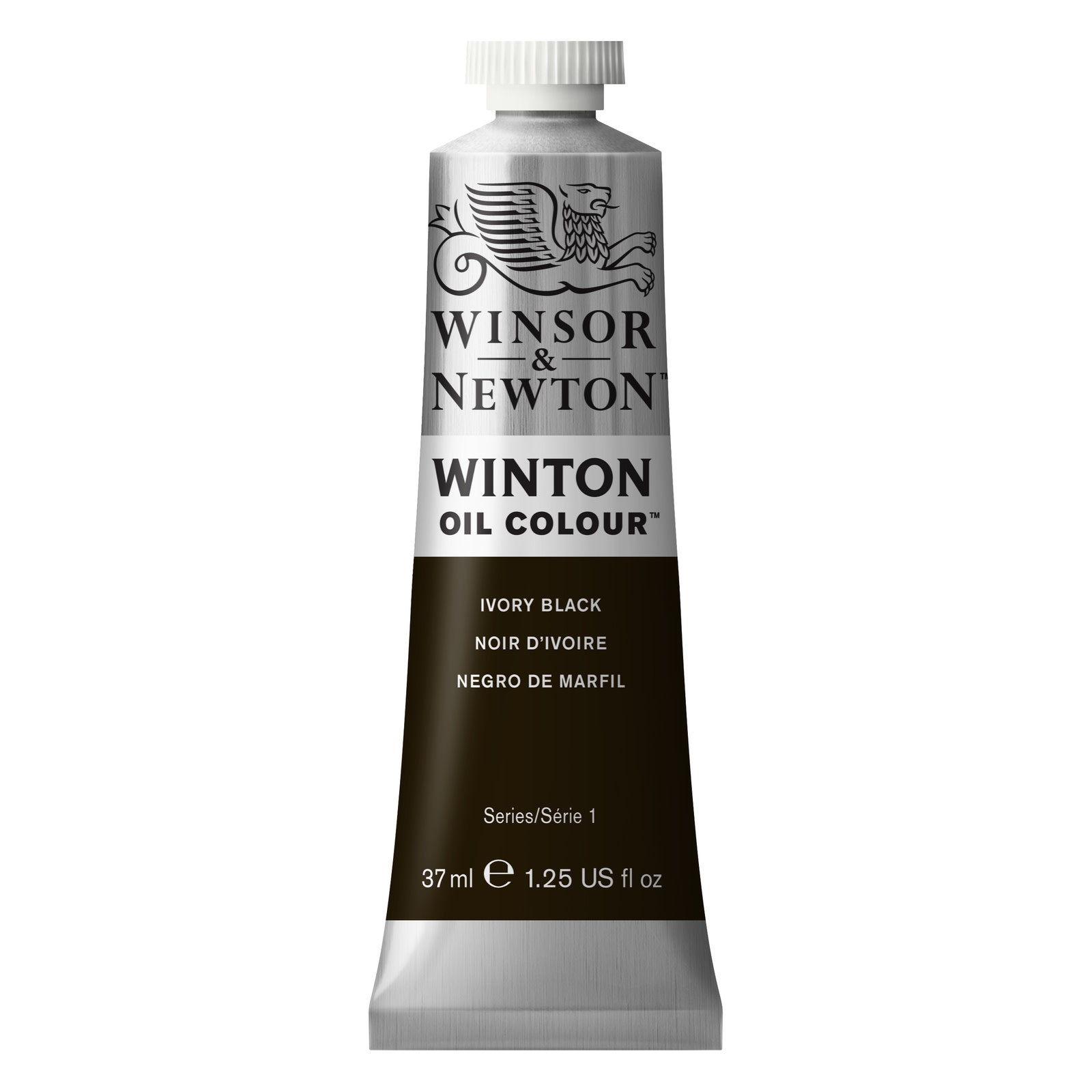 Winsor & Newton Winton Oil Colors 37 ML Ivory Black