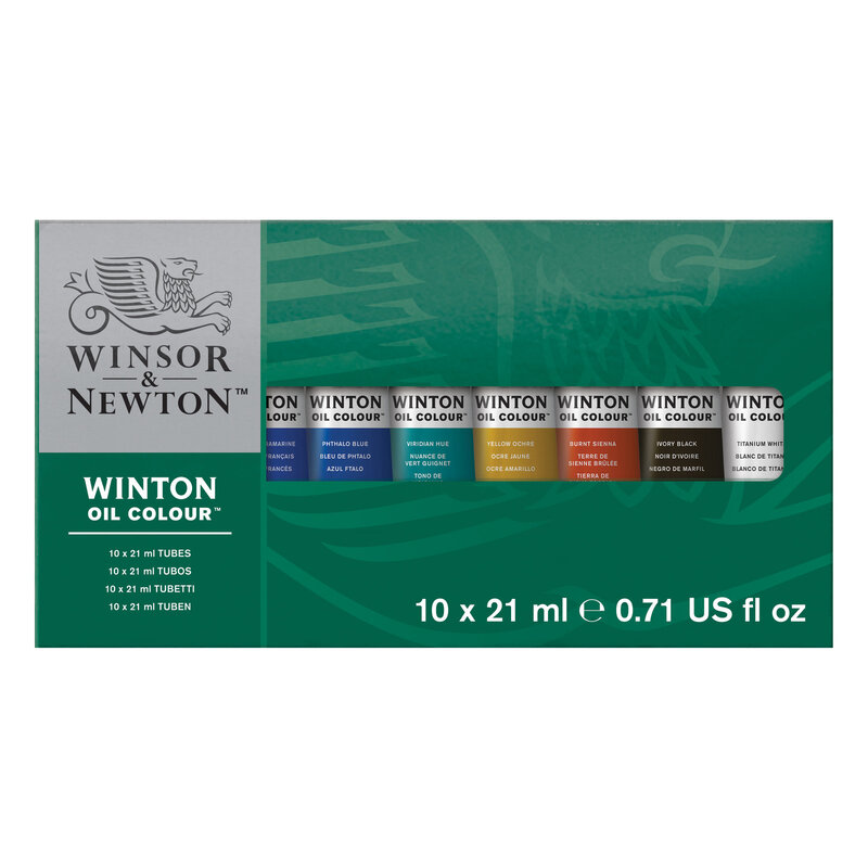 Winsor & Newton Winton Oil Color 10x21 ML Basic Set