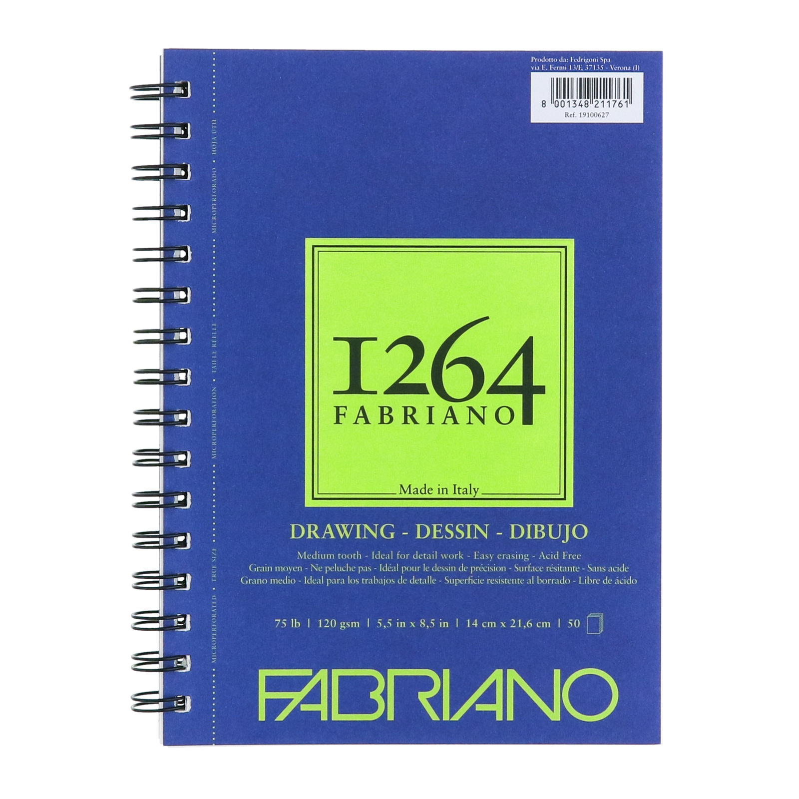 Fabriano 1264 Drawing Pads, 5.5" x 8.5"