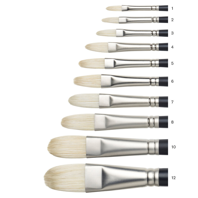 Winsor & Newton Artists Oil Brushes Round 1 LH