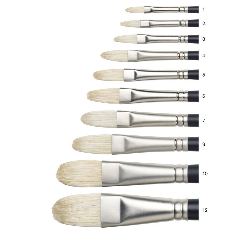 Winsor & Newton Artists Oil Brushes Round 2 LH