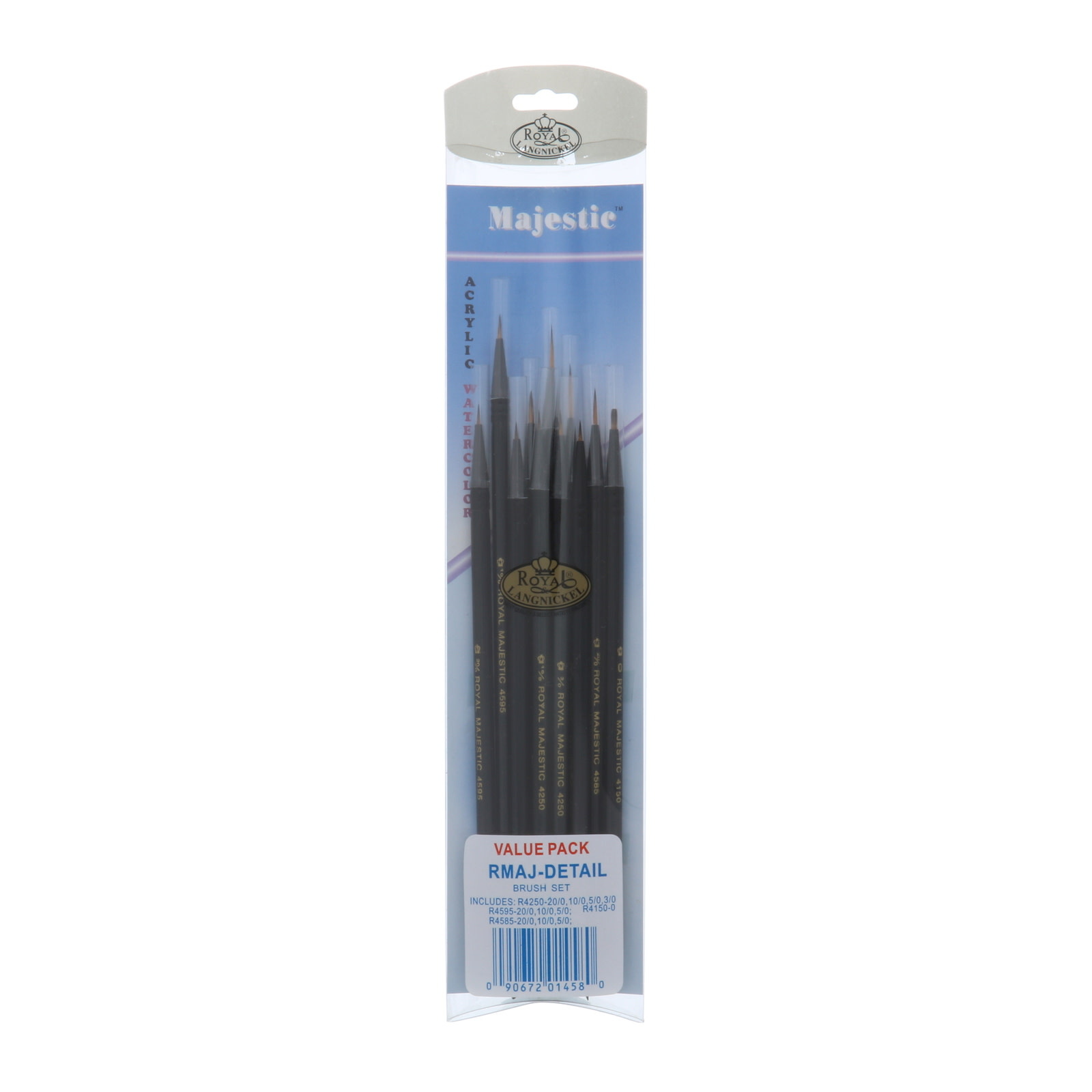 Royal Brush Majestic Detail Brush Set, 11 Pieces