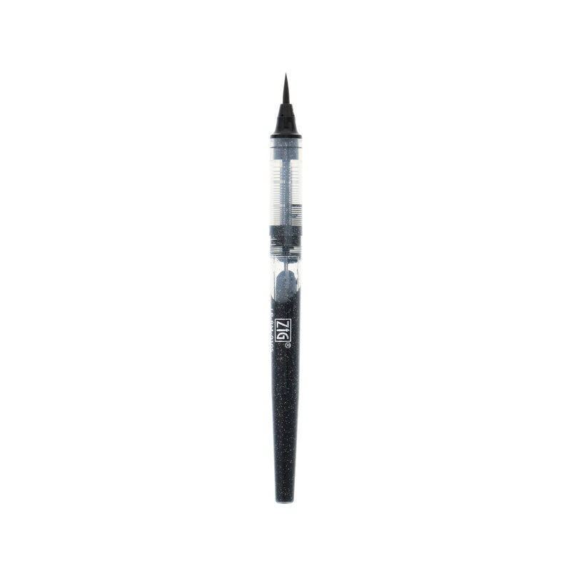 Kuretake Zig Cocoiro Letter Pens & Refills  Brush Black