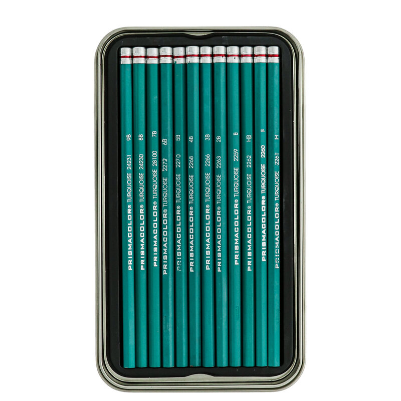 PRISMACOLOR Sketch Pencil Sets, Art Pencils Set - 12 in a Tin Case