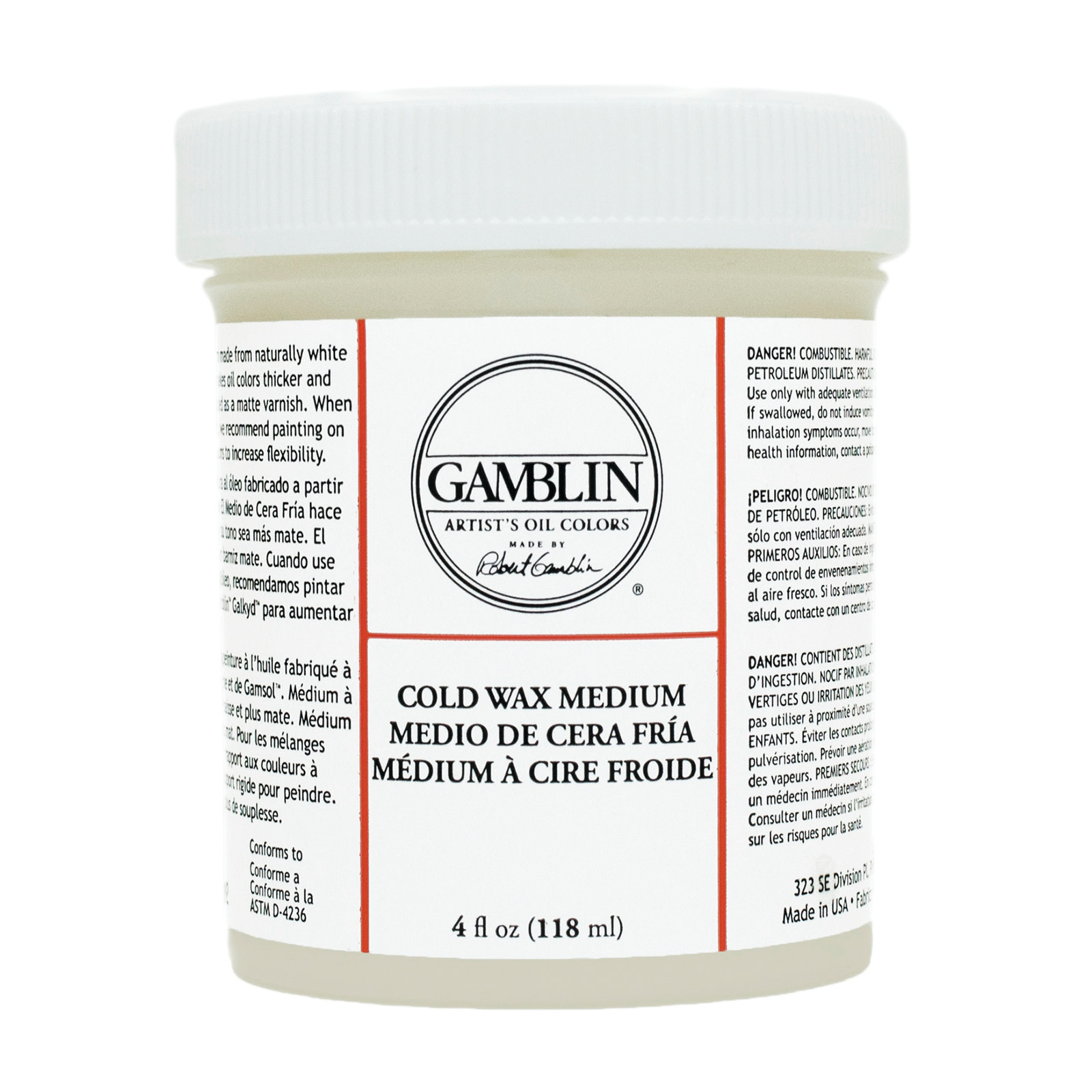 Gamblin Cold Wax Medium, 4 oz.