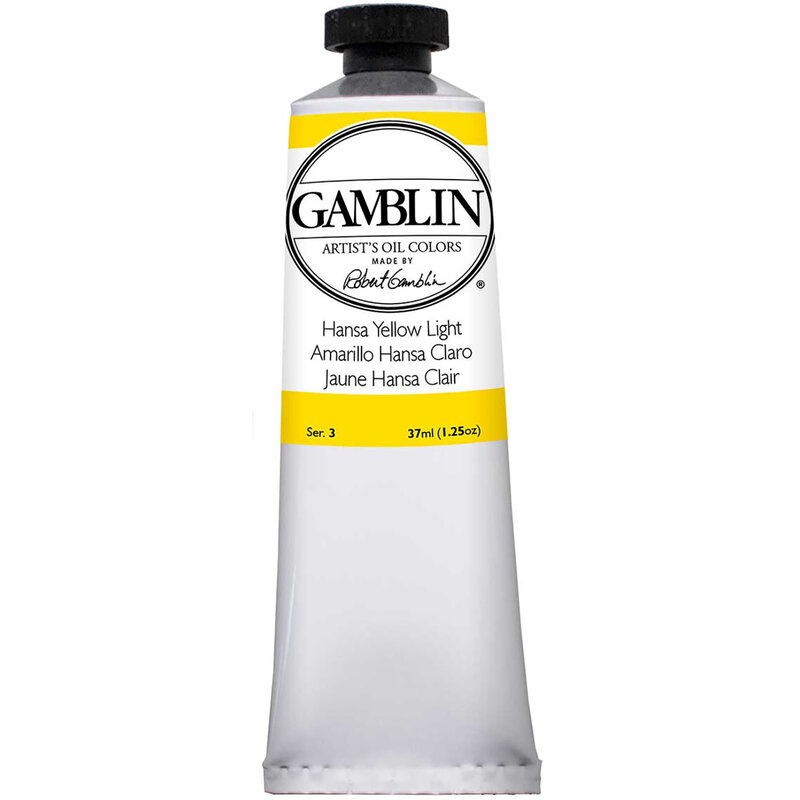 Gamblin Artist Grade Oil Colors, 37ml Studio Tubes, Cadmium Lemon
