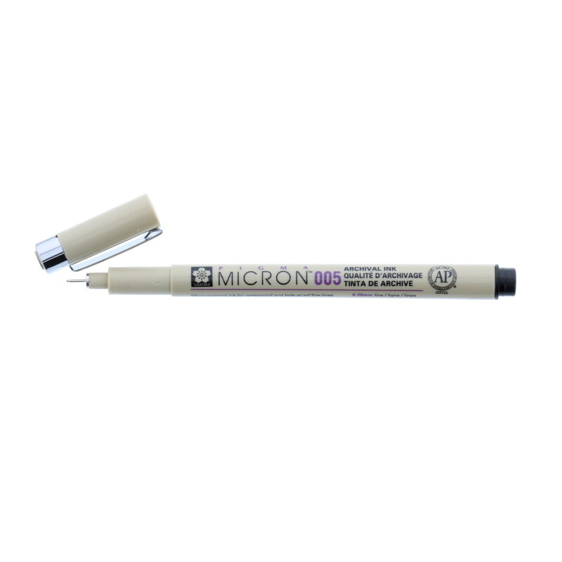 Sakura Pigma Micron Pens, .20mm, Black