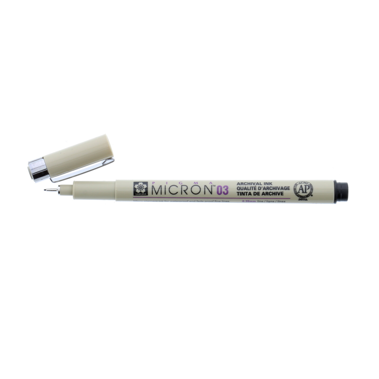 Sakura Pigma Micron Pens, .35mm, Black