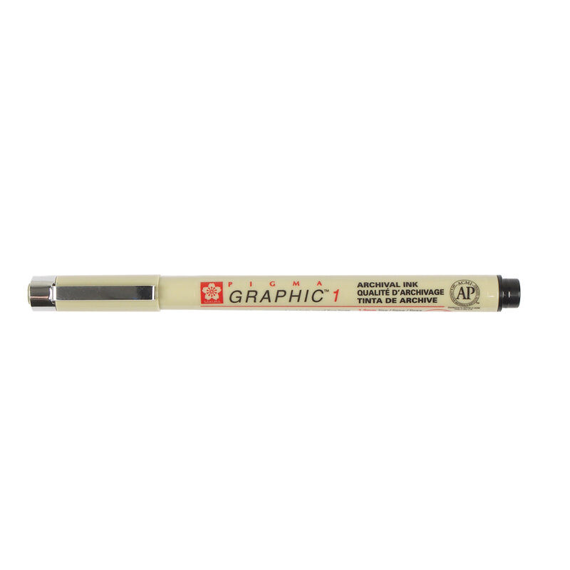 Sakura Pigma Graphic Pens, 1mm, Black