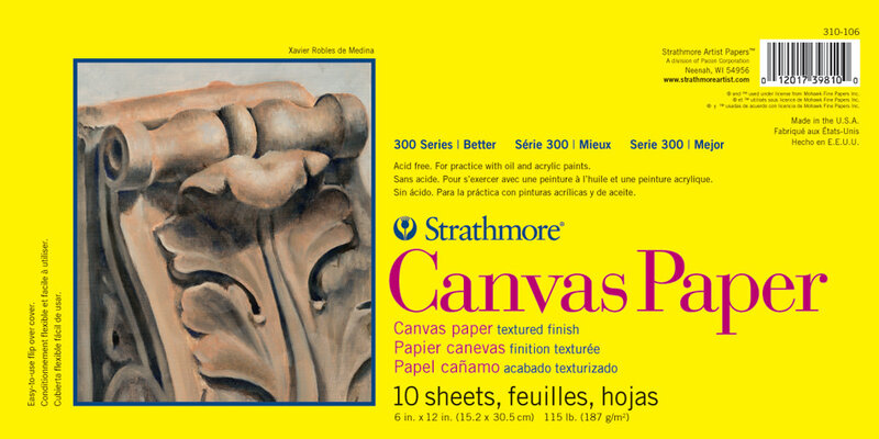 Strathmore Canvas Paper Pads 300 Series, 6" x 6"