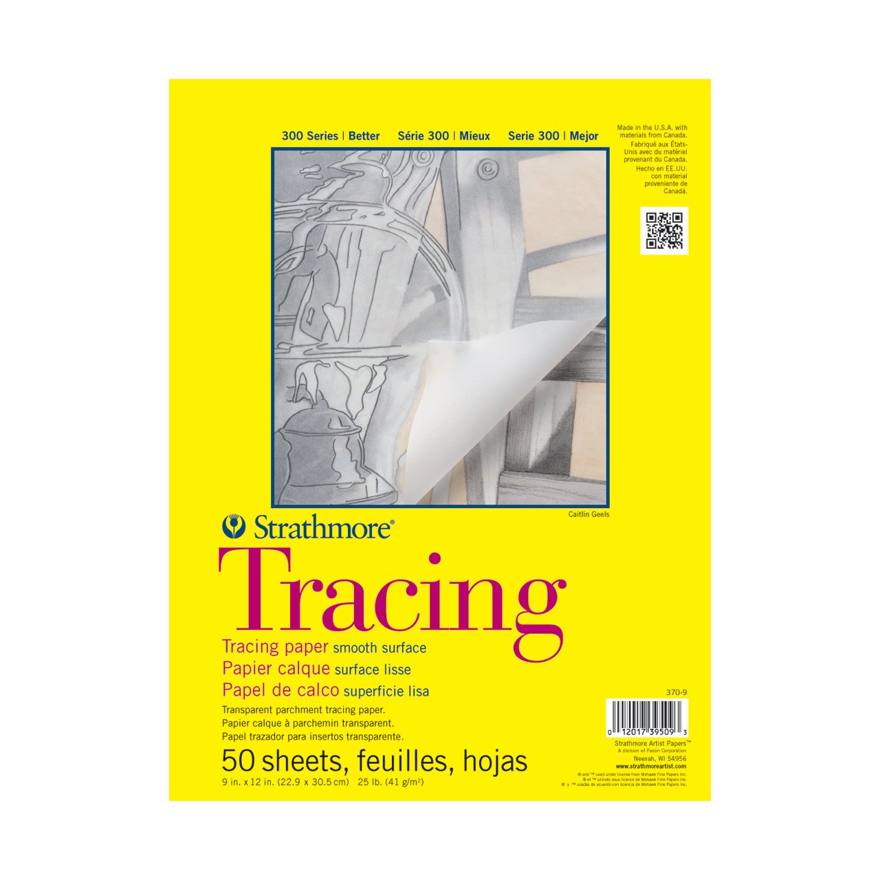 Strathmore Tracing Paper Pads 300 Series, 14" x 17"