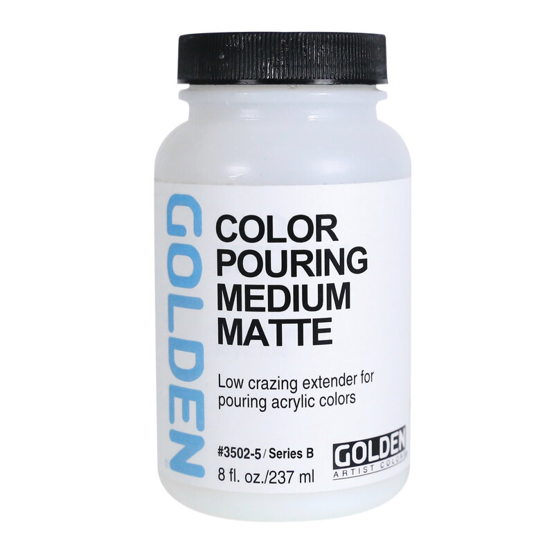 Golden Color Pouring Medium, Matte, 8 oz.