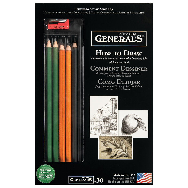 General Pencil Learn to Draw Now Kit
