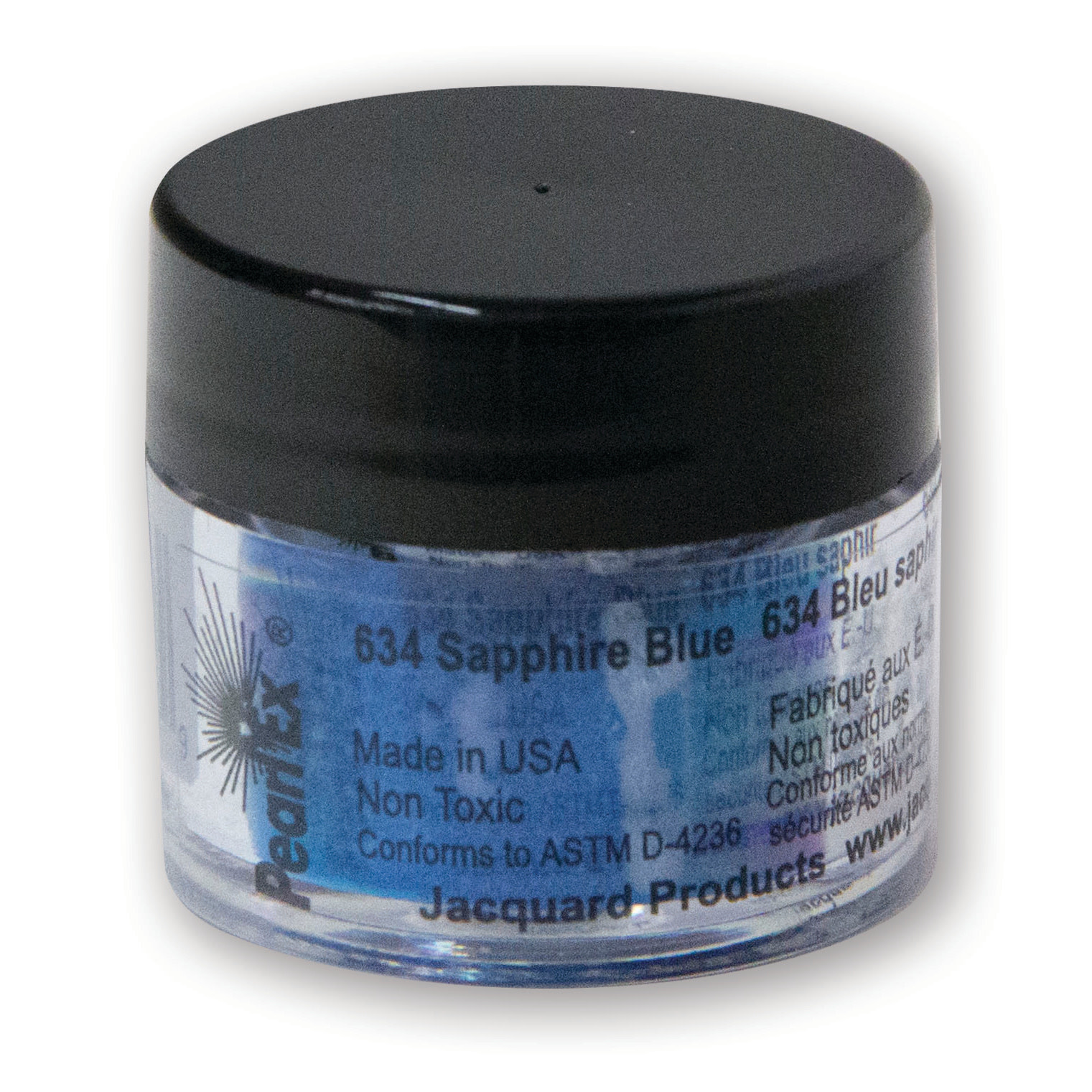 Jacquard Pearl Ex Powdered Pigments, 3g Jars, Sapphire Blue