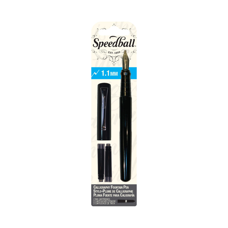 Speedball Calligraphy Fountain Pens, 1.1mm Nib