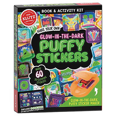 Micador Dark Arts Make Your Own Glow in the Dark Puffy Stickers Kit