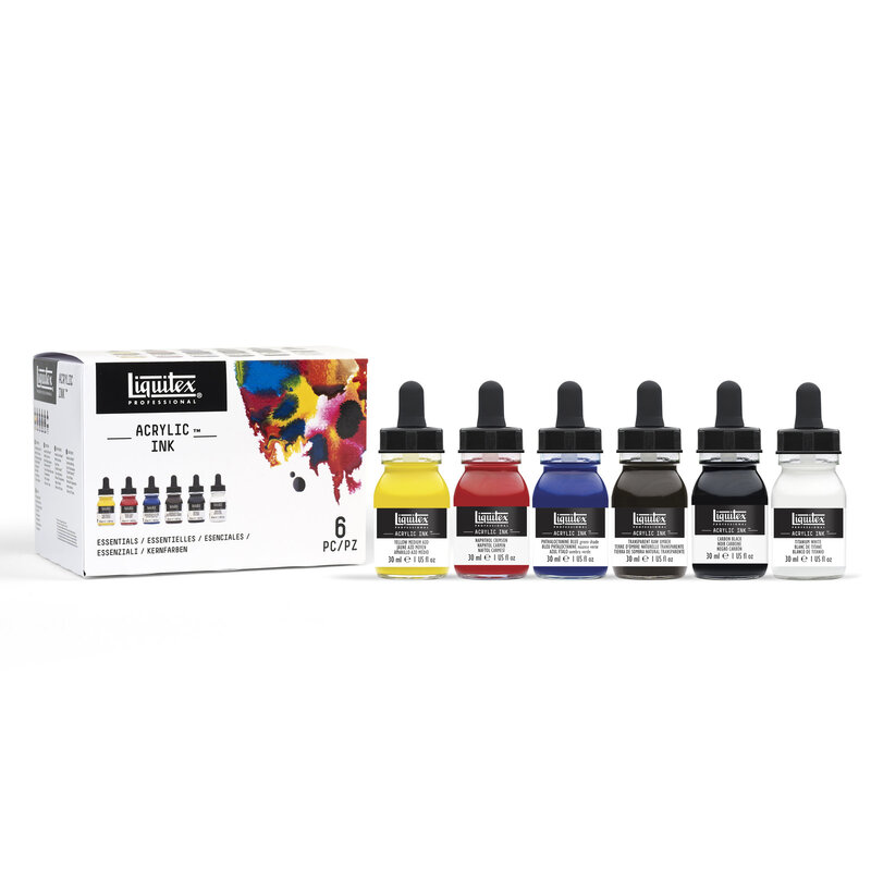 Liquitex Professional Acrylic Ink Sets - Essential Collection Set/6