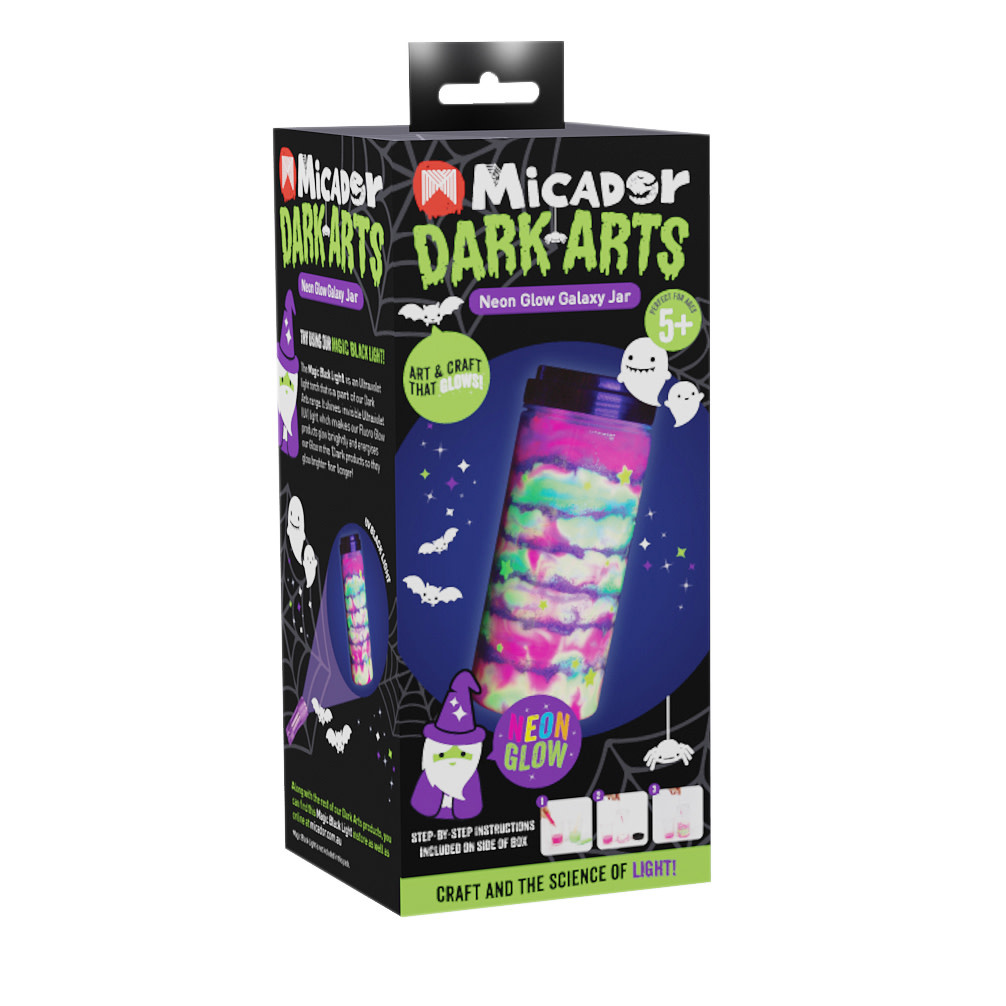 Micador Dark Arts Glow Galaxy Jar Kit