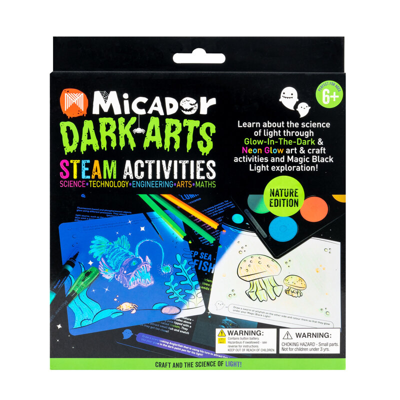 Micador Dark Arts Glow STEAM Activity Packs