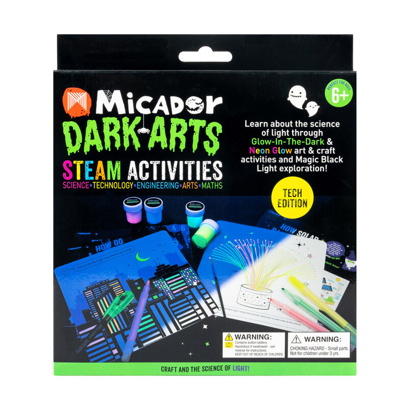 Micador Dark Arts Glow STEAM Activity Packs