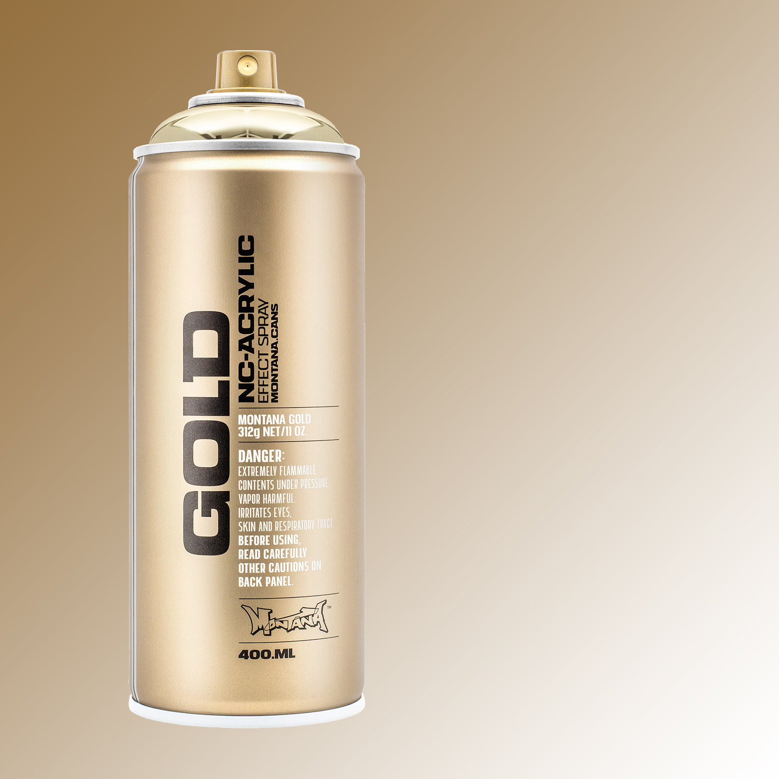 Montana Cans GOLD Spray Color, Goldchrome - 400ml Spray Can