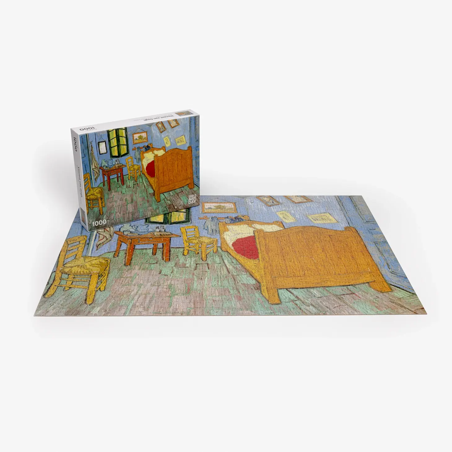 Today is Art Day Puzzle - Vincent Van Gogh-Bedroom in Arles
