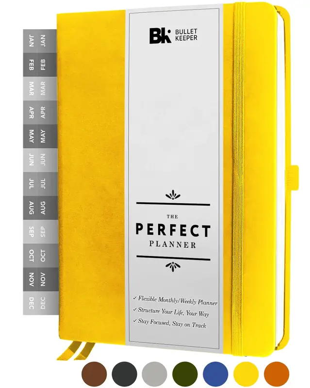 Bullet Keeper THE PERFECT PLANNER (Yellow)