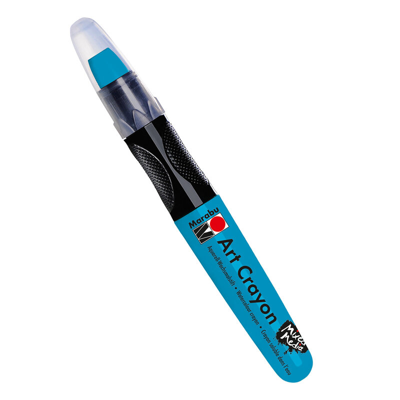 Marabu Art Crayons, Turquoise - Water Soluble Wax