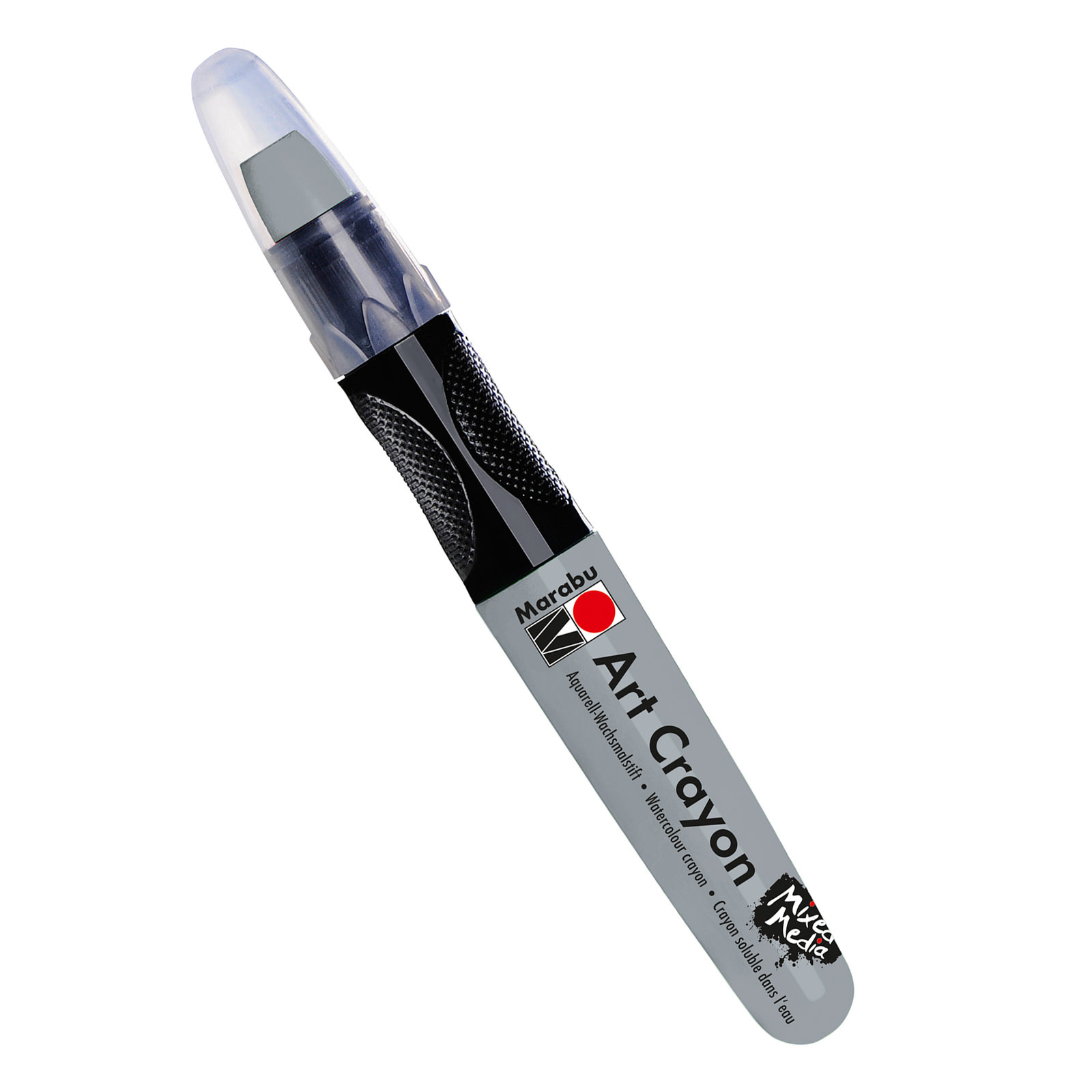 Marabu Art Crayons, Light Gray - Water Soluble Wax