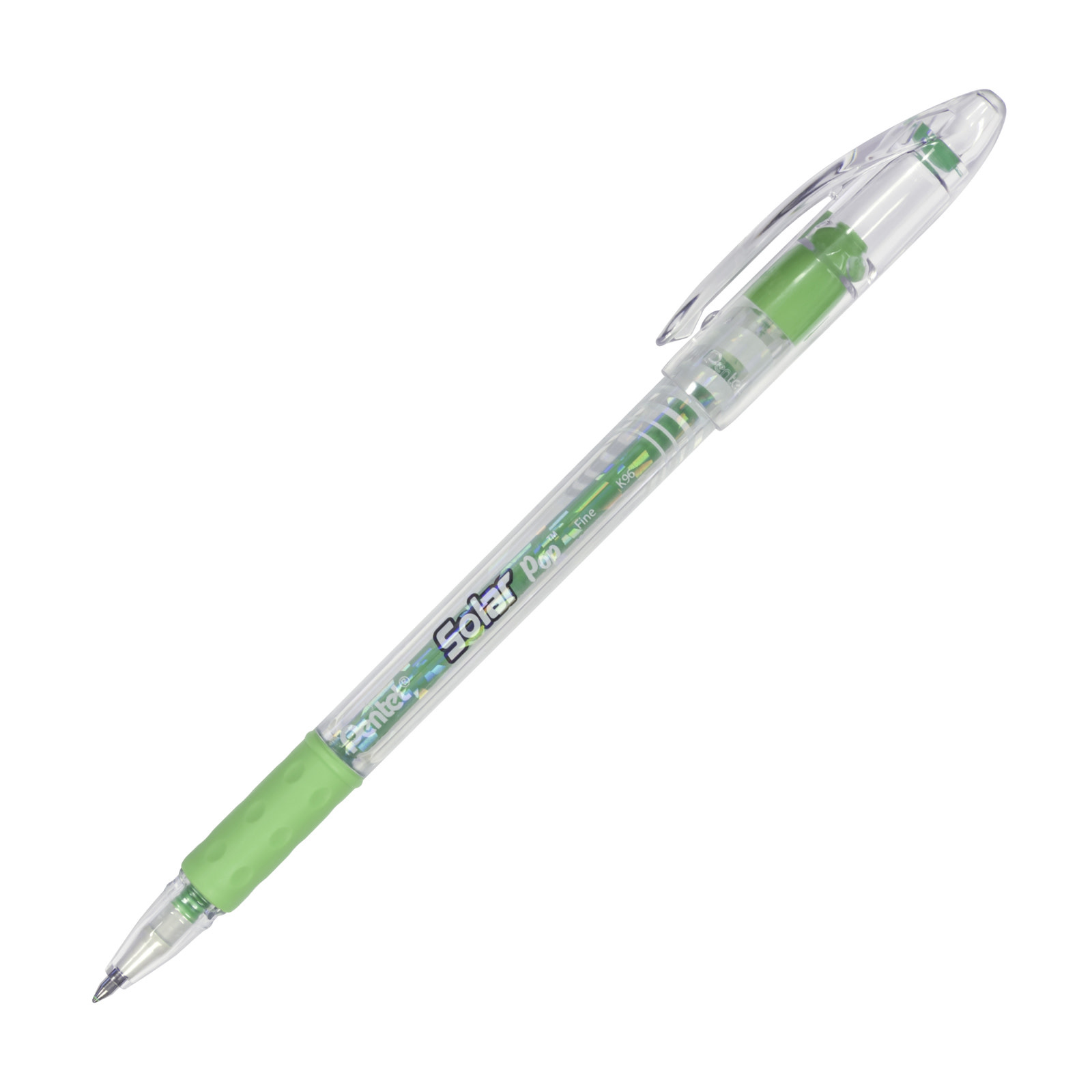 Pentel Solar Pop Neon Gel Pens, Lime Green Neon
