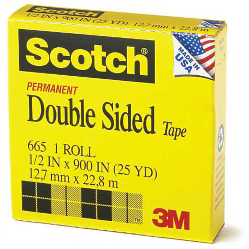 3M #665 Scotch Double-Coated Tape