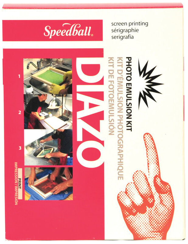 Speedball Diazo Photo Emulsion Kit, Emulsion, Sensitizer, Remover & Instructions